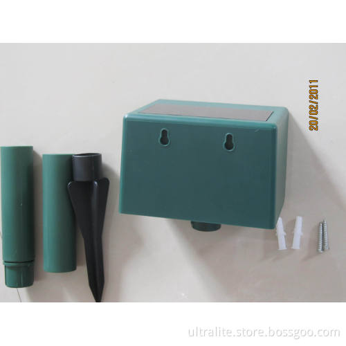Solar Ultrasonic Powered Animal Repeller Rechargeable AA Battery Insect Mice Killer Pest Repeller